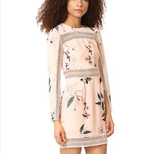 KEEPSAKE the Label Blush Floral Long Sleeve Dress